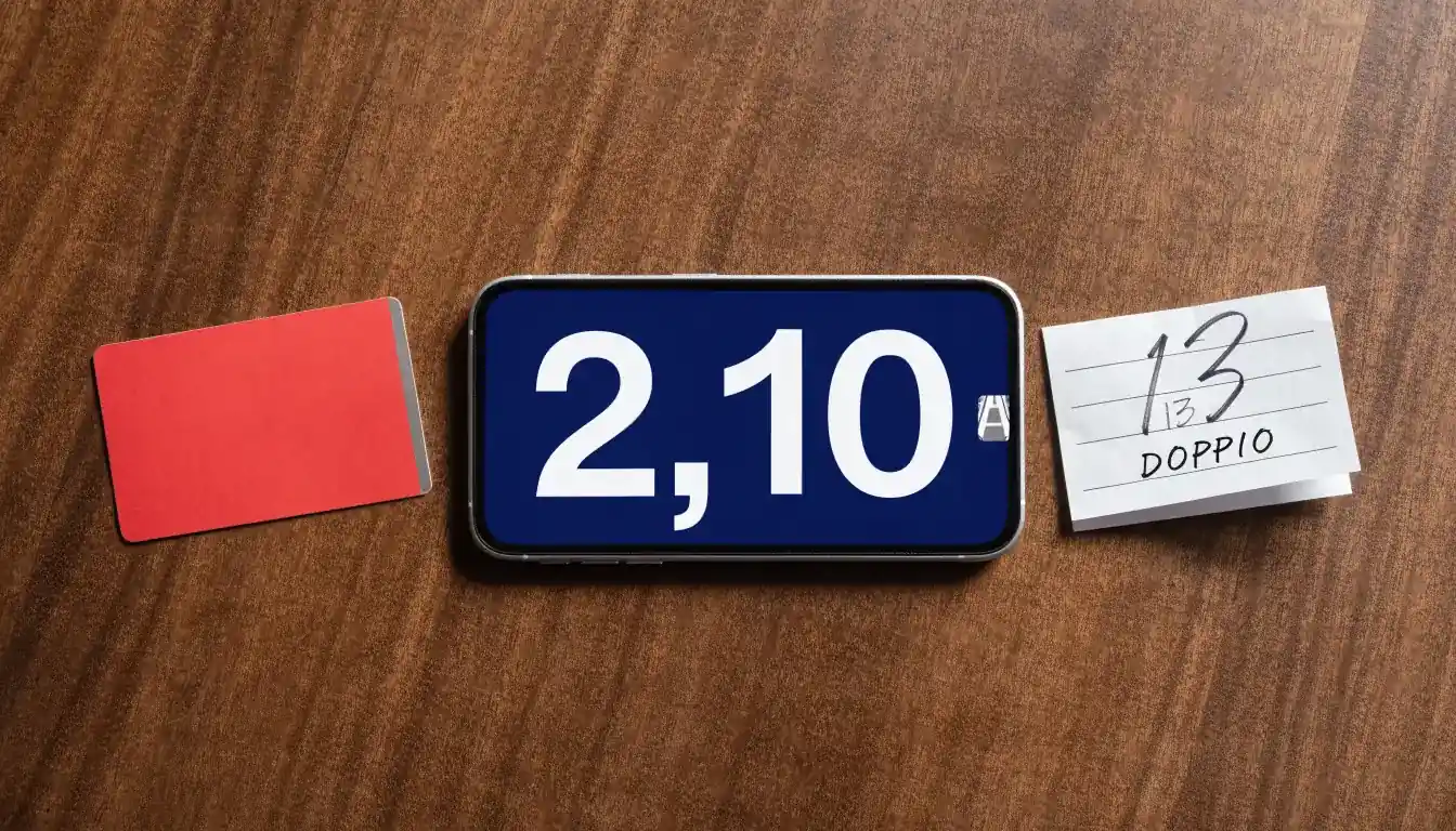 Uno smartphone e una carta di pagamento affiancati su un tavolo di legno, con alcune banconote da euro accanto